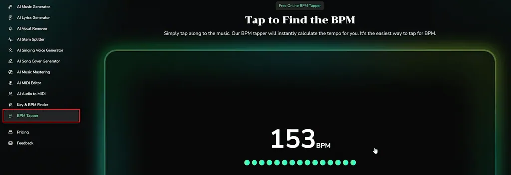 BPM TAPPER