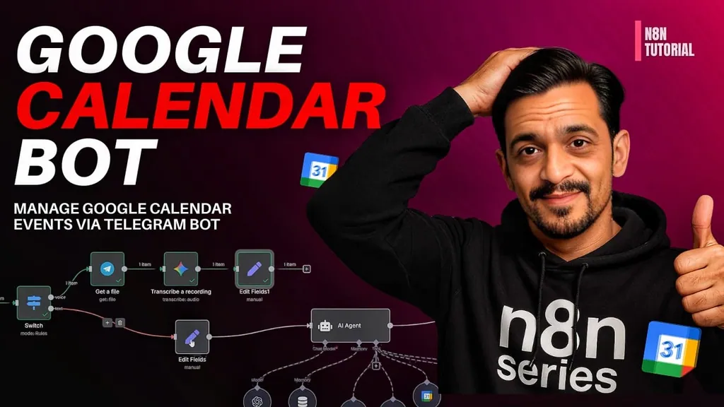 Step-by-Step Guide: Create a Telegram-Calendar Bot in n8n