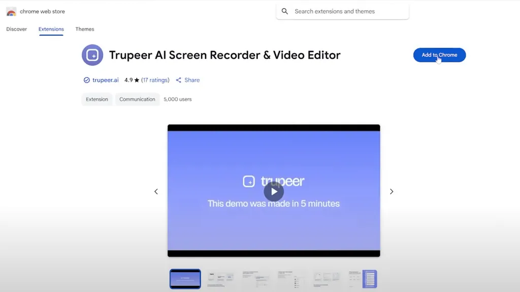 trupeer ai chrome extension