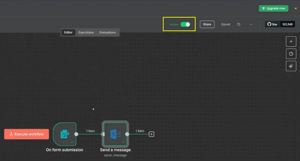Activate workflow