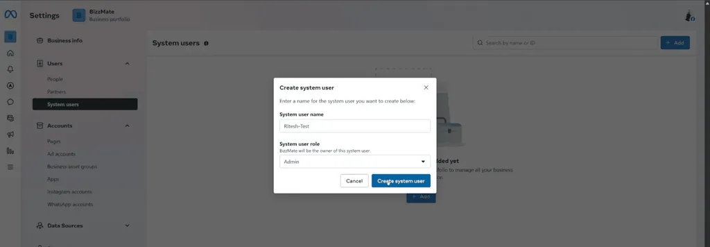 system user