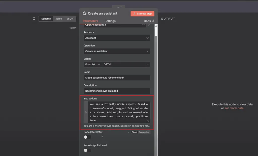 Insctructions to bot